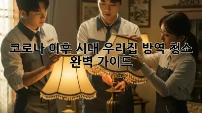 코로나 이후 시대, 우리집 방역 청소 완벽 가이드 ✨